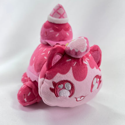 Aphmau MeeMeows 6” Strawberry Ice Cream Cat, Ice Cream, Limited Edition (6 inch): Orphan