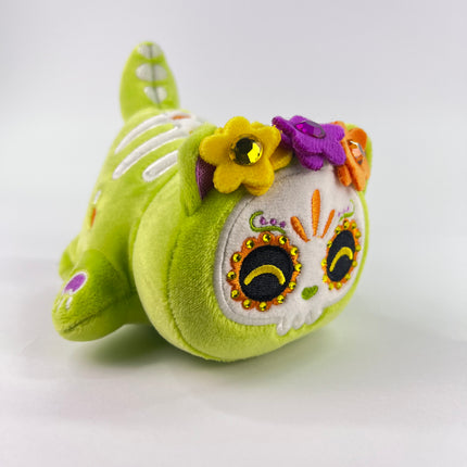 Aphmau MeeMeows 5” Green Sugar Skull Cat, Halloween (6 inch): New