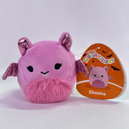 Squishmallows 4”, Sheena, Pink Bat