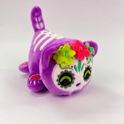 Aphmau MeeMeows 6” Purple Sugar Skull Cat, Halloween (6 inch): Orphan