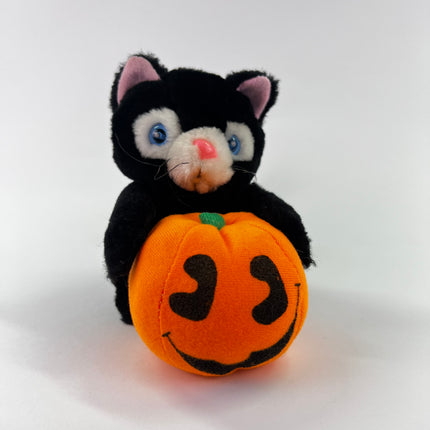 Oriental Trading Co 5” Black Cat with Jack-O-Lantern: Orphan