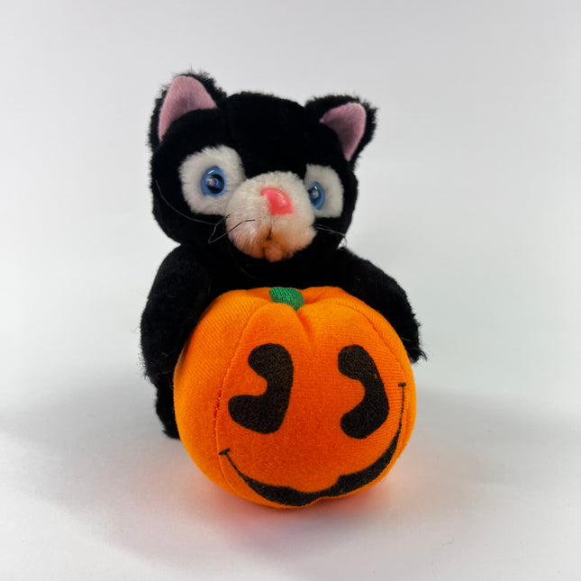 Oriental Trading Co 5” Black Cat with Jack-O-Lantern: Orphan
