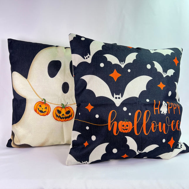 Halloween Burlap Pillows: New