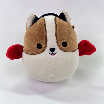 Squishmallows 5” Reginald Devil Bat Corgi W Wings, Halloween: Orphan