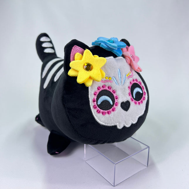 Aphmau Inspired 8” Black Sugar Skull Cat, Halloween (8 inch) Orphan