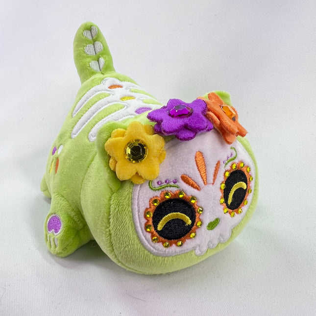 Aphmau MeeMeows 6” Green Sugar Skull, Litter One, Halloween (6 inch): Orphan