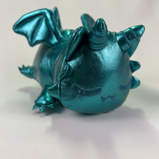 Aphmau MeeMeow 6” Turquoise Dragon Cat, Gemstone Dragons, Limited Edition: Orphan