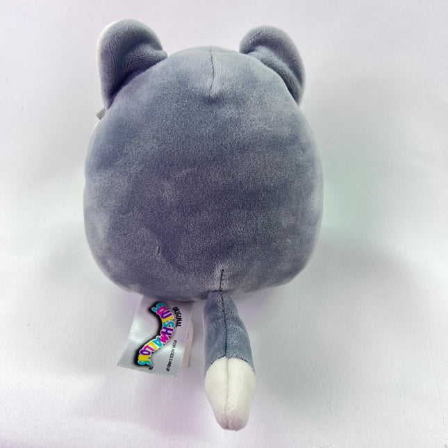 Squishmallows 4.5” Floxie Grey Fox W/ Pumpkin Bucket, Halloween: Orphan
