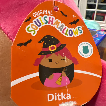 Squishmallows 13” Ditka, Halloween Witch: New With Tags