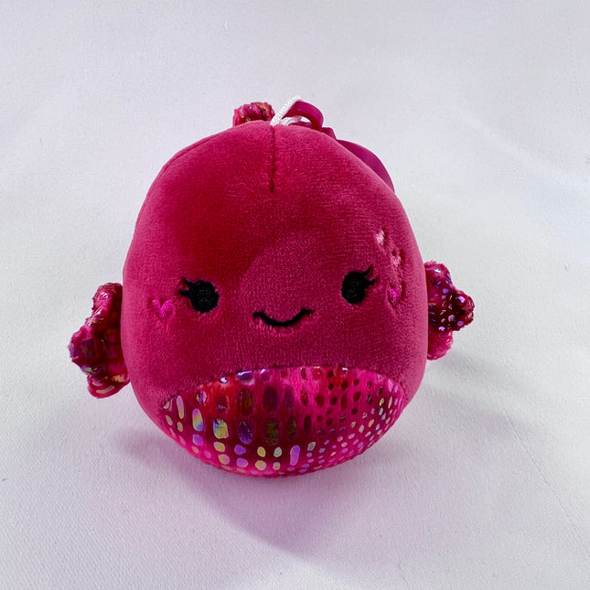 Squishmallows 3.5” Barella Beta Fish, Backpack Clip, Keychain Plush: Orphan