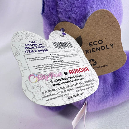Palm Pals, Ube Meowchi, Tasty Peach: NWT