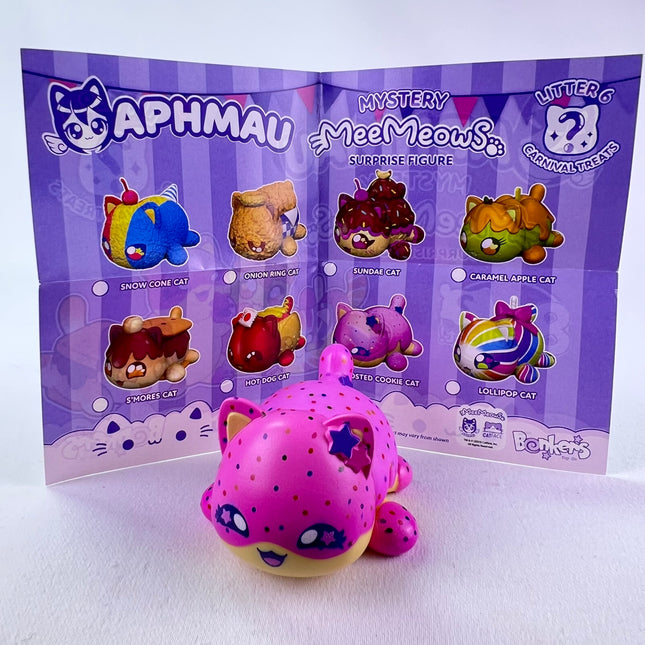 Aphmau MeeMeows Mystery Figure, Frosted Cookie Cat, Carnival Treats, Litter 6: Open Box