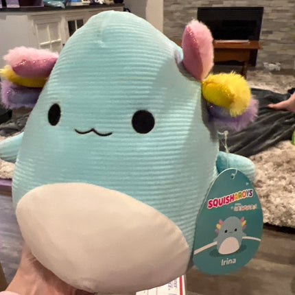 Squishmallow 8” Irina Axolotl: New with Tags