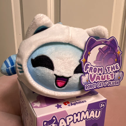 Aphmau MeeMeow 6” White Robot Cat, From the Vault: New With Tags