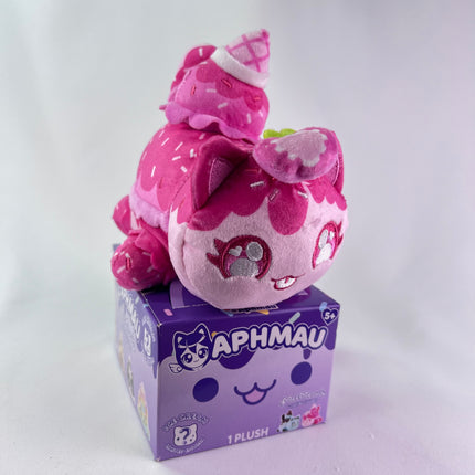 Aphmau MeeMeows 6” Strawberry Ice Cream Cat, Ice Cream, Limited Edition (6 inch): New - Open Box