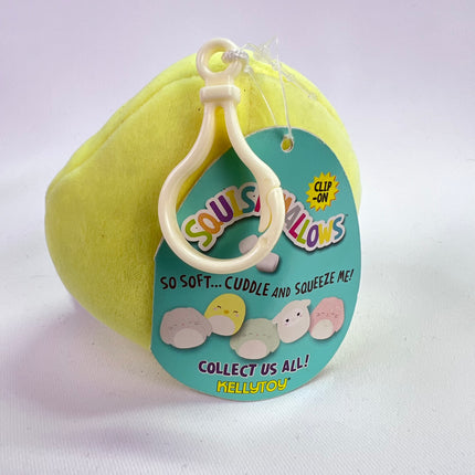 Squishmallows 4” Chuck the Chick, Keychain