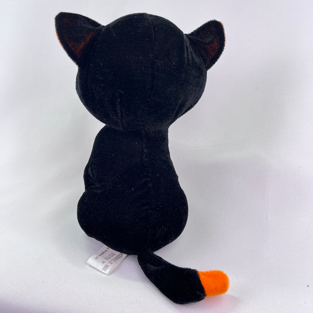 Kuddle Me Toys 8” Black Cat with Pumpkin, Halloween: Orphan