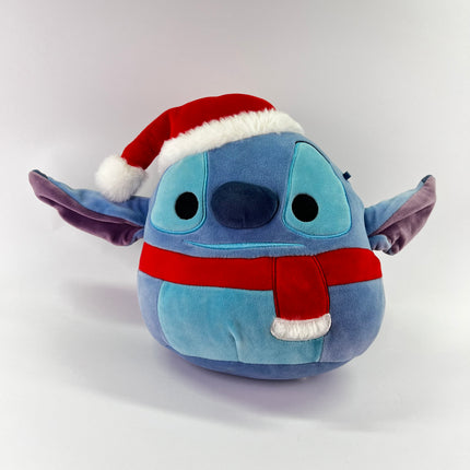 Squishmallows 9” Stitch woth Hat and Scarf, Christmas, Disney: Orphan
