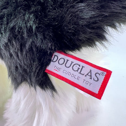 Douglas Poofy Shih Tzu Black and White Dog Plush 10”