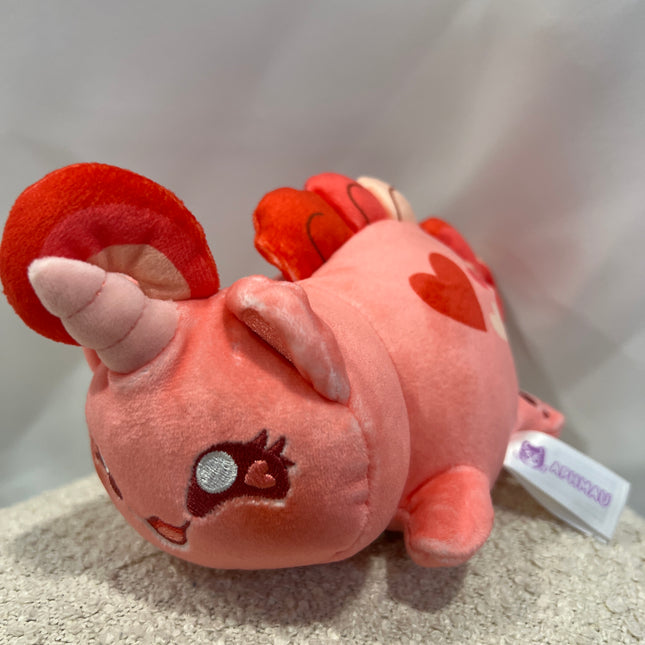 Aphmau MeeMeow 6” Red Unicorn Cat, Unicorns, Limited Edition: Orphan