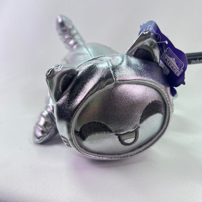Aphmau MeeMeows 6” Silver Robot Cat, From the Vault (6 inch): New With Tags