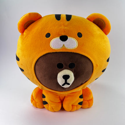 Line Friends 13” Jungle Taiga Brown Bear Tiger Plush: Orpahn