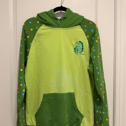 Moriah Elizabeth Pickle Sweatshirt Polkadot Sleeves Medium