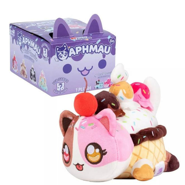 Aphmau MeeMeows 6” Neapolitan Ice Cream Cat, Ice Cream, Limited Edition (6 inch): New in Box