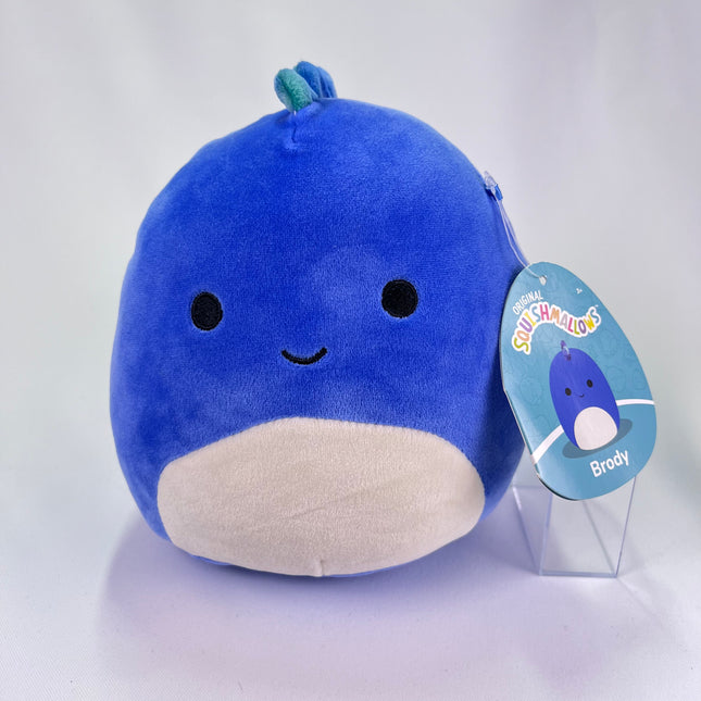 Squishmallow 8" Brody the Blue Dinosaur: New with Tags