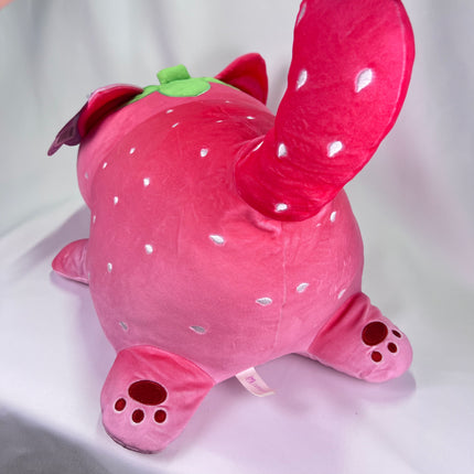 Aphmau MeeMeow Jumbo Strawberry Cat Plush 18” New with Tags