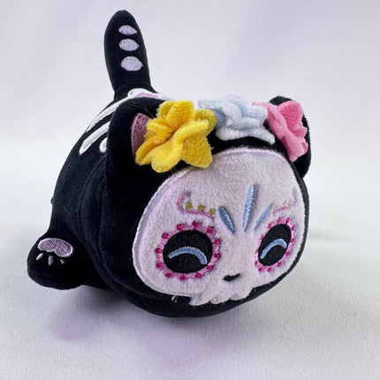 Aphmau MeeMeows 6” Black Sugar Skull, Litter One, Halloween (6 inch): Orphan
