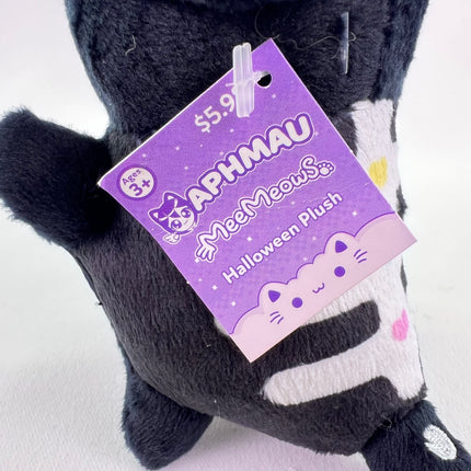 Aphmau MeeMeows 4” Black Mini Sugar Skull Cat, Halloween (4 inch): New with Tags