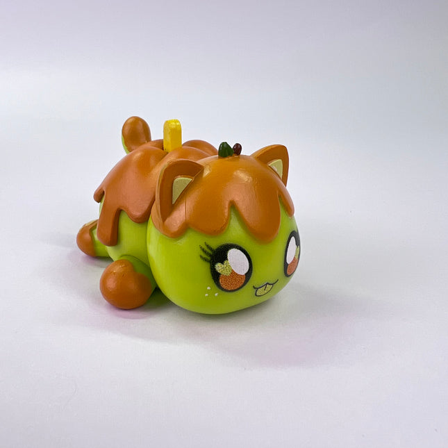 Aphmau MeeMeows Mystery Figure, Caramel Apple Cat, Carnival Treats, Litter 7, Halloween: Orphan