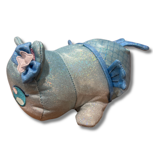 Aphmau MeeMeow 6” Blue Mermaid Cat, Sparkle Edition, Litter 2: Orphan